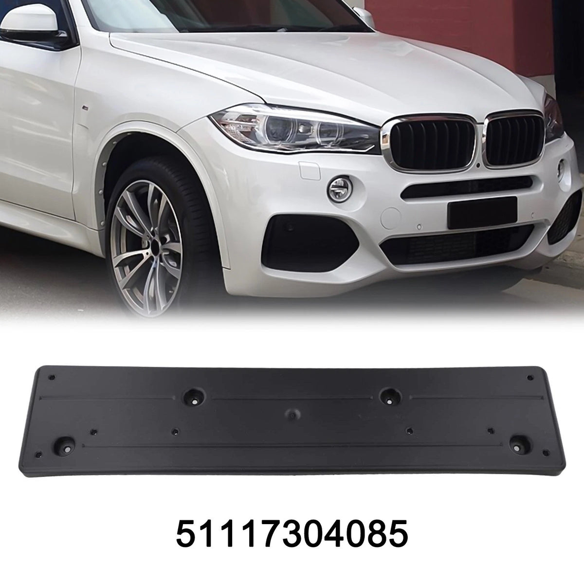 License Plate Installation Kit for BMW X5 F15 (2013–2018)
