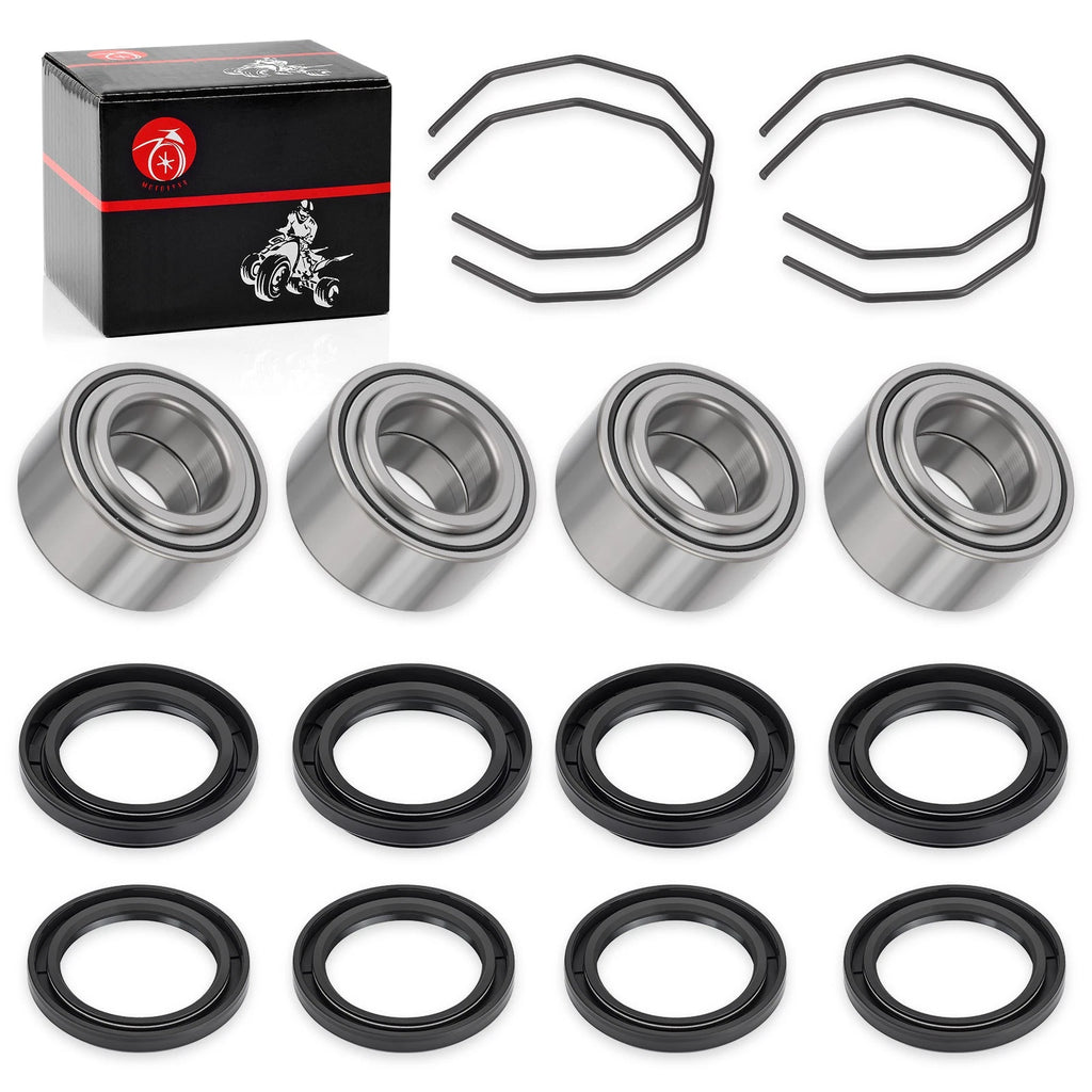 Front Rear Wheel Hub Bearings Seals Kit for Arctic Cat 300 2x4 4x4 (1998–2004)
