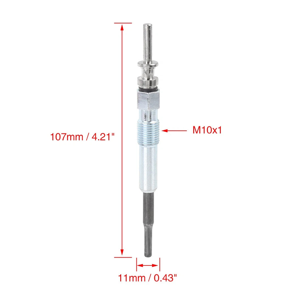 6pcs Diesel Heater Glow Plugs Replacement for BMW 1 3 5 6 7 X3 X5 (E70)