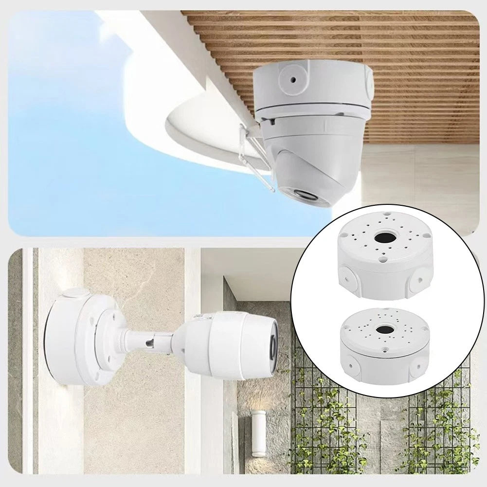 Aluminum Junction Box for Security Cameras with Cable Management