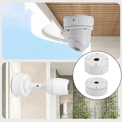Aluminum Junction Box for Security Cameras with Cable Management