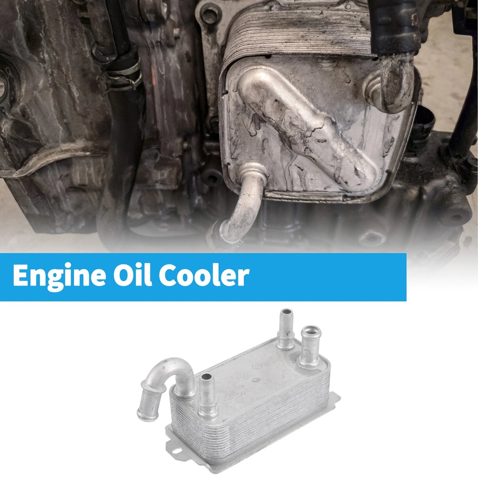 Engine Oil Cooler for Mazda 3 (2009–2020) Replacement Transmission Cooler