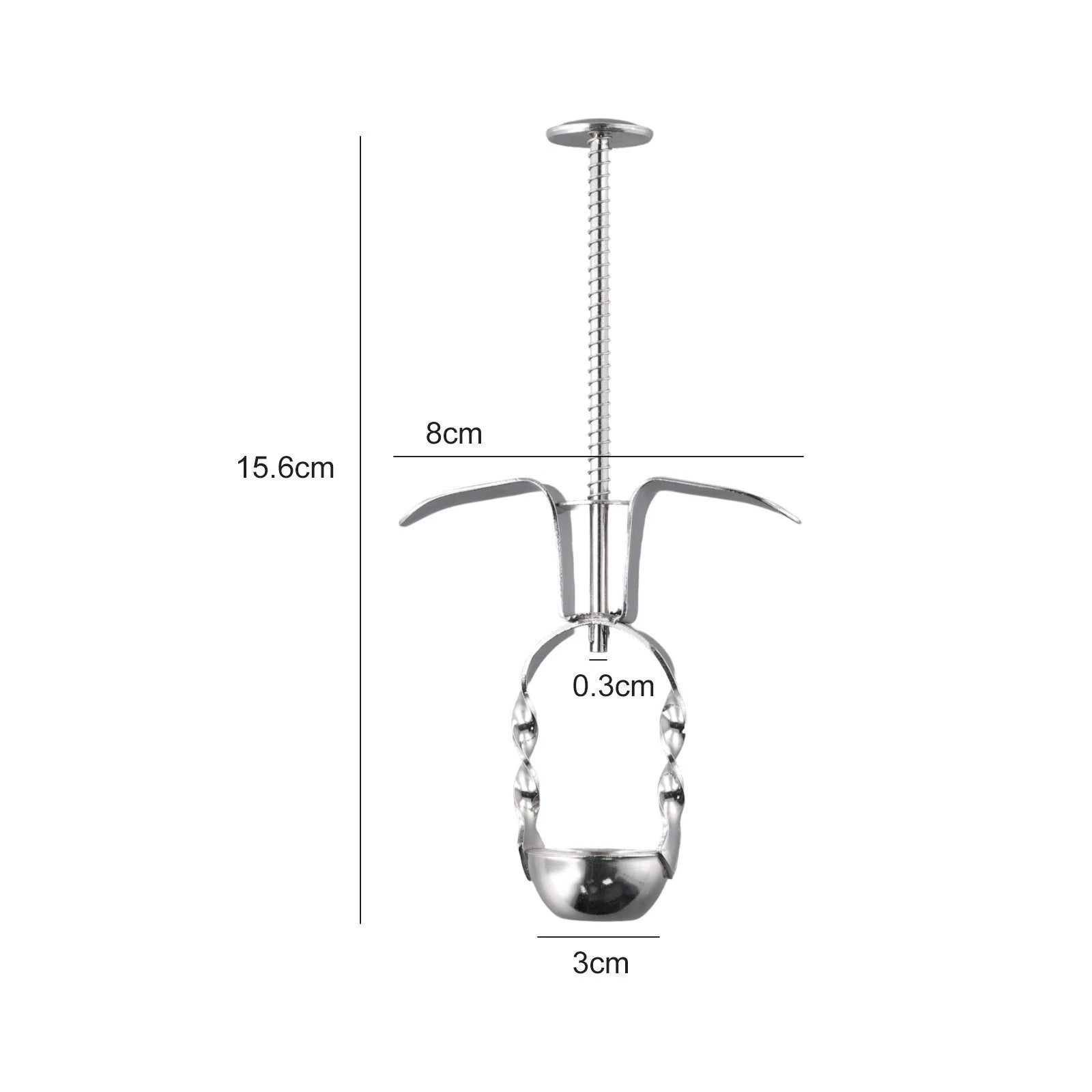 2X Effortless Fruit Core Remover with Automatic Spring Mechanism