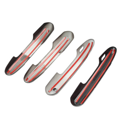 Carbon Fiber Pattern Side Door Handle Cover Trim Fit Toyota RAV4 2019 2020