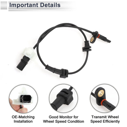 ABS Wheel Speed Sensor No. 57470TK4A02 for Acura TL (2004–2008) Rear Right