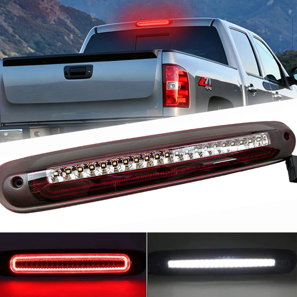 Red Lens LED Third Brake Light for Chevy Silverado GMC Sierra 1500 2500 (2007–2013)