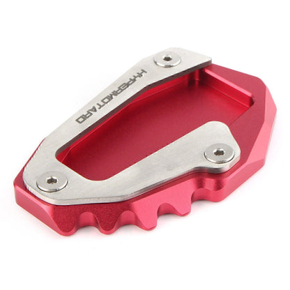 CNC Side Kickstand Stand Extension Plate Pad For Ducati Hypermotard 821 2013-17