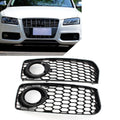Fog Light Grille Cover for Audi A5 S5 B8 RS5 (2008–2012) Honeycomb