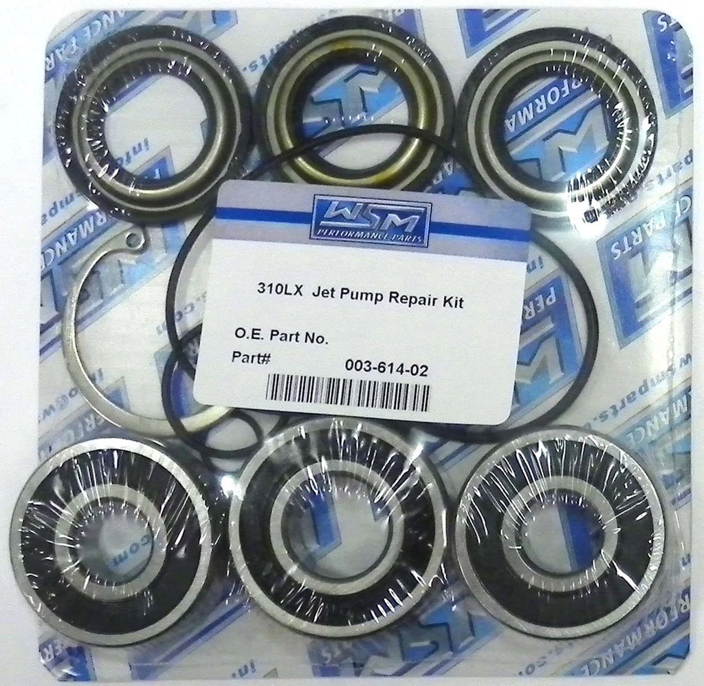 WSM Jet Pump Repair Kit for Kawasaki 1500 Ultra 260/300/310 LX (2010–2026) - 003-614-02