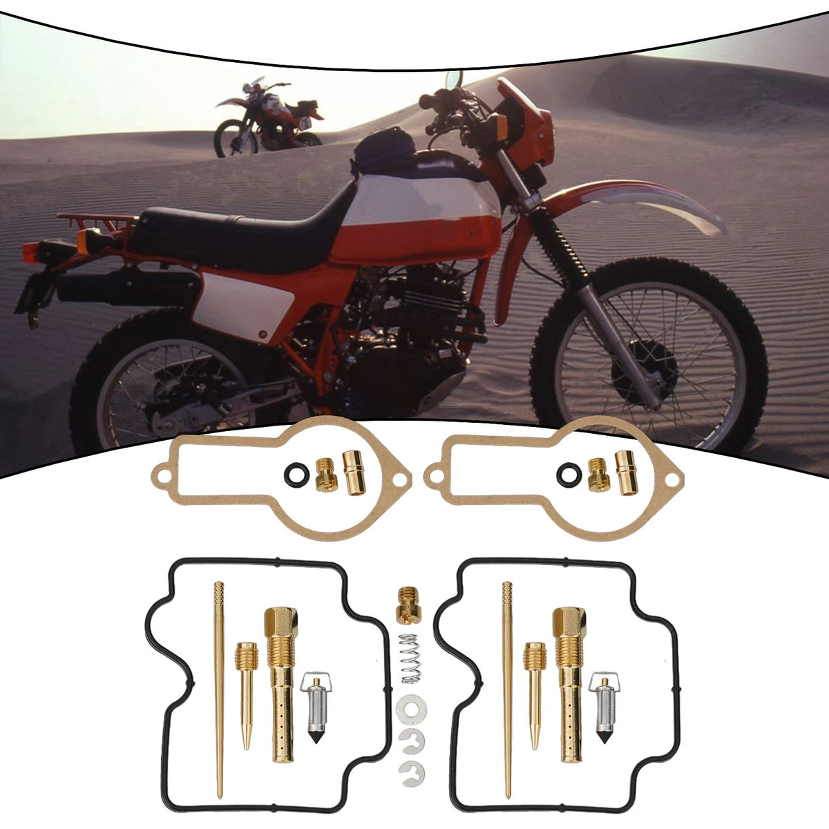 Deluxe Carburetor Rebuild Kit for XL250R (1983–1985)