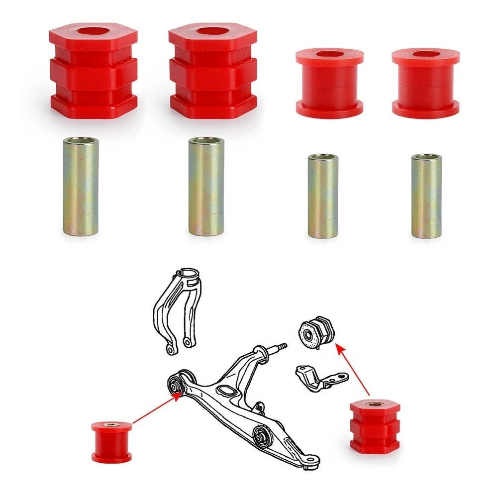 Polyurethane Front Lower Control Arm Bushing Kit for Honda Civic EJ (1996–2000)