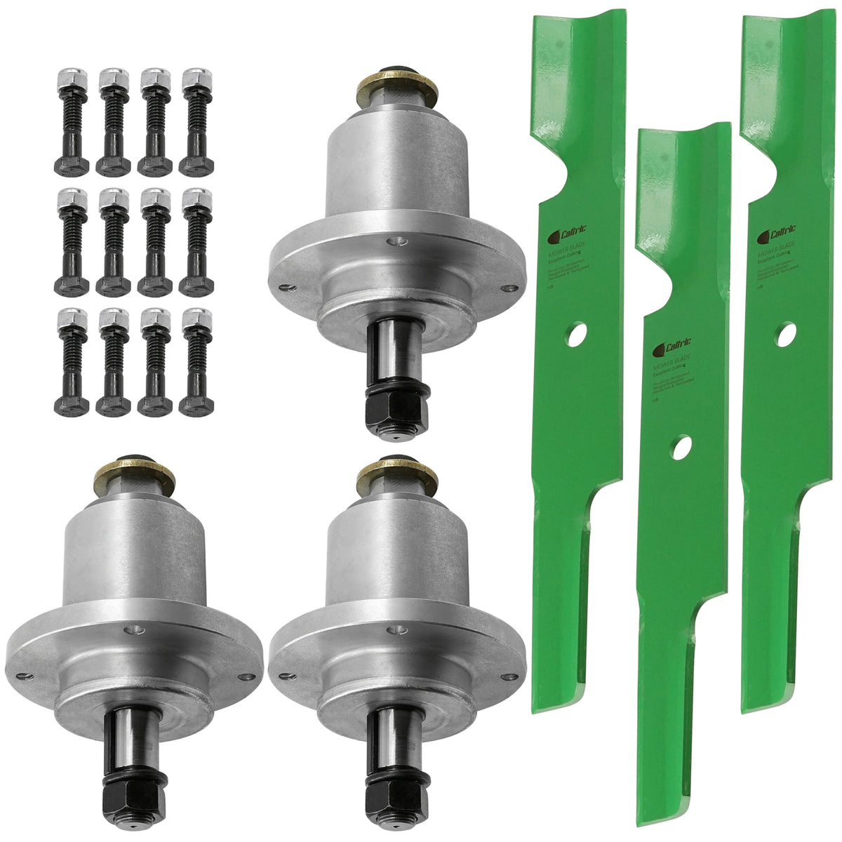 Deck Spindle Replacement with 18in High Lift Blade for Scag SWZT52 (2011–2015)