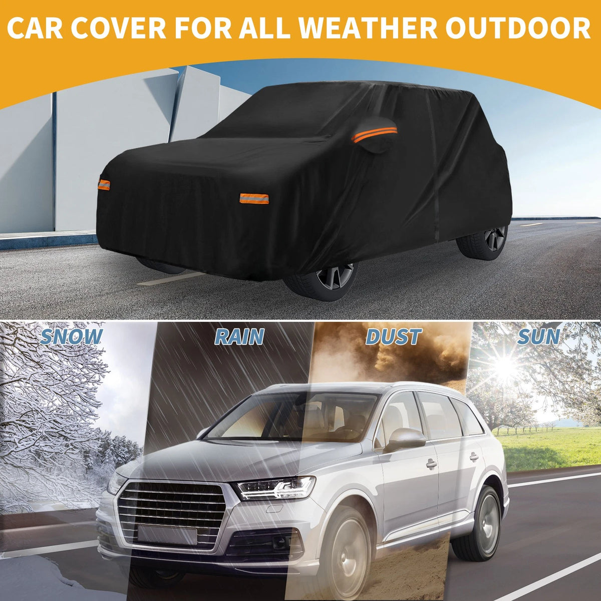 Waterproof All Weather Car Cover for Mini Cooper 2DR (190T-PU)