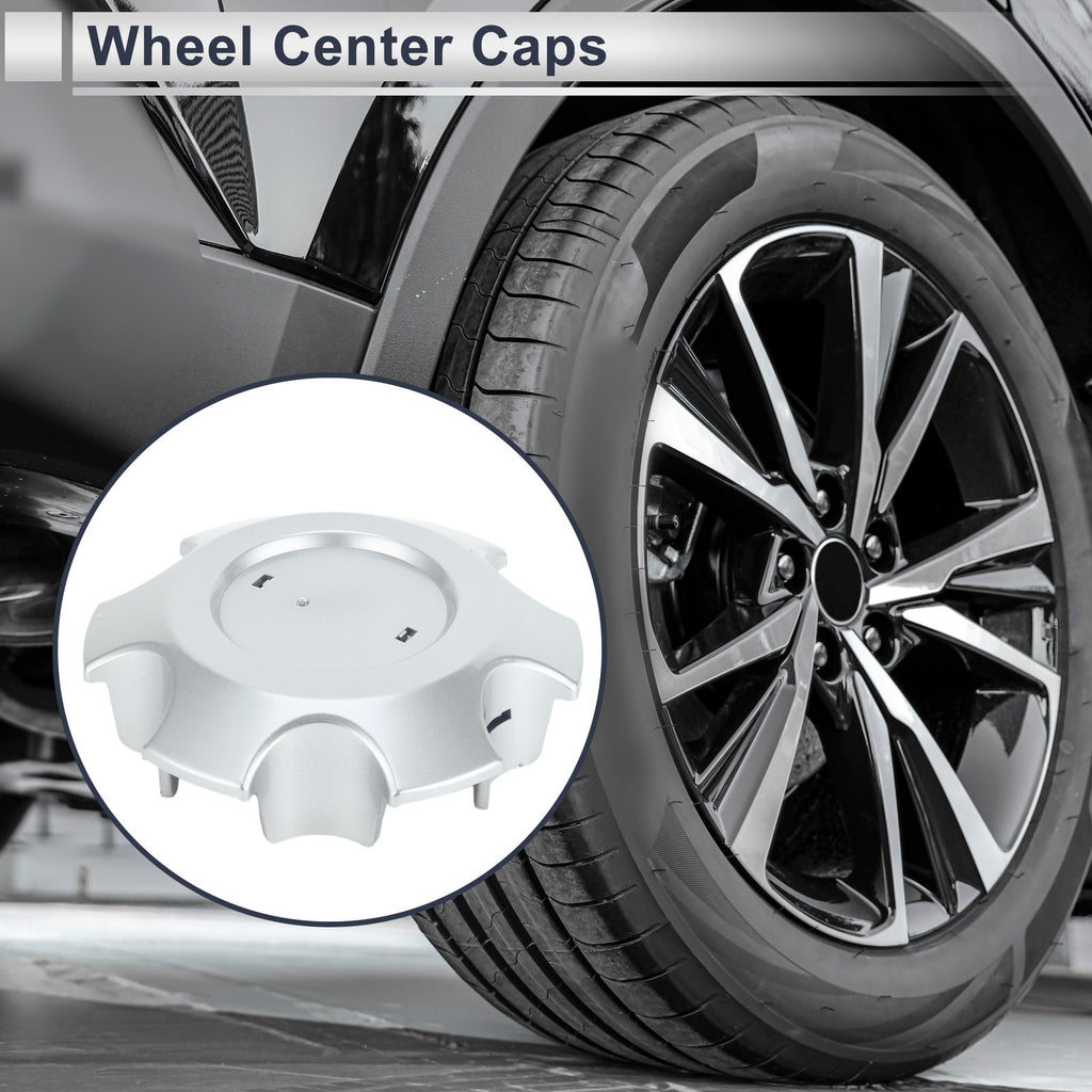 Wheel Center Cap Replacement for Toyota Hilux (2011–2015) Silver Plastic