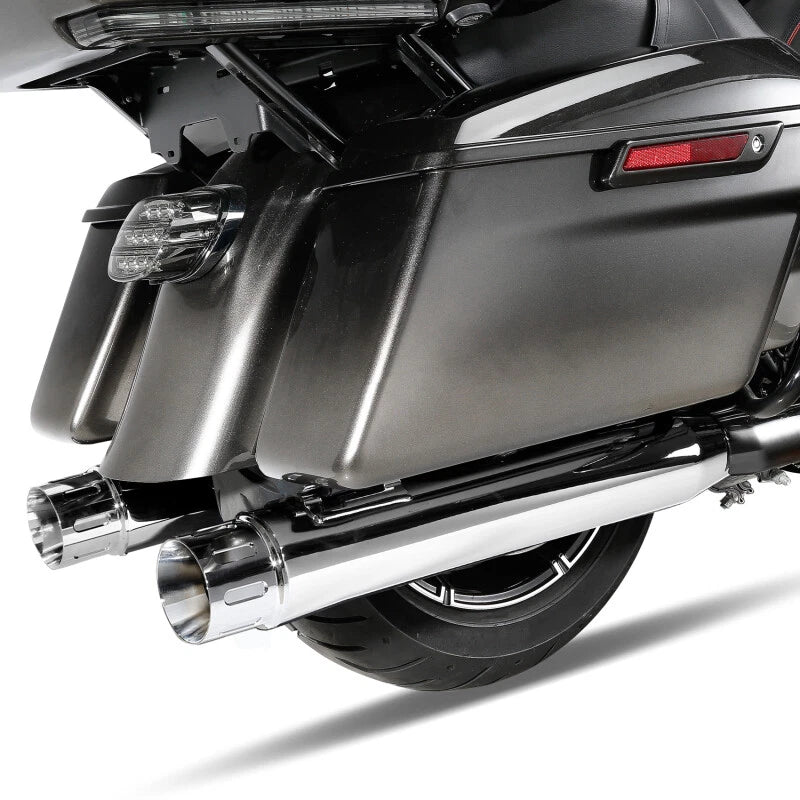 4" Megaphone Slip-on Muffler Exhaust Pipes for Harley Electra Glide (2017–2023)
