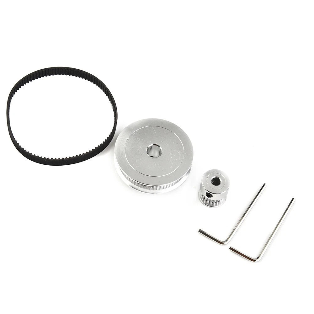 20 Teeth Gear 2GT Pitch 2mm & 60 Teeth Closed-loop Belt for 3D Printer
