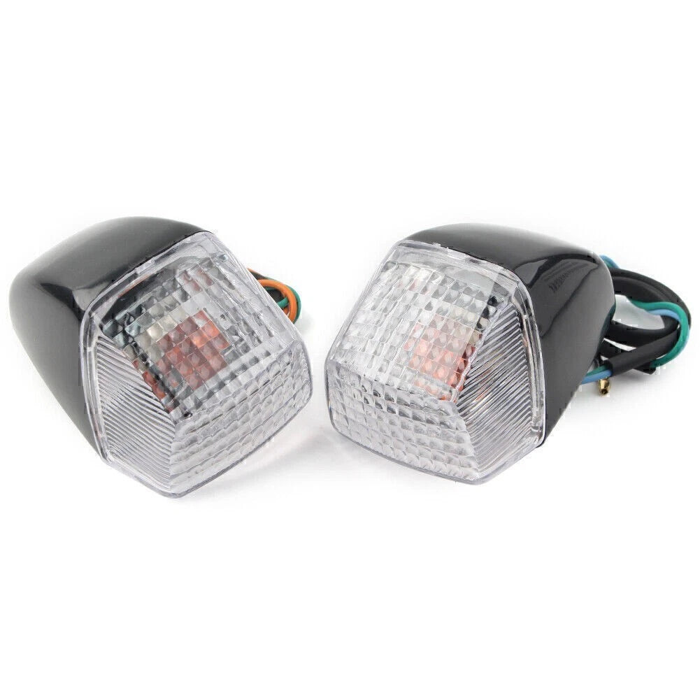 2X LED Indicator Lamp Clear Glass for Honda CBR250RR MC22 (1990–1996)