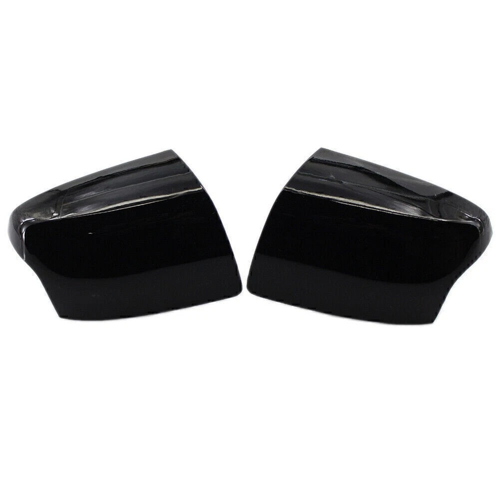 2X Glossy Black Rearview Side Mirror Cover for Ford Focus (2005–2008)