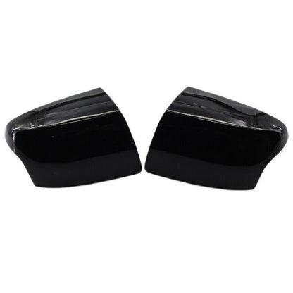 2X Glossy Black Rearview Side Mirror Cover for Ford Focus (2005–2008)