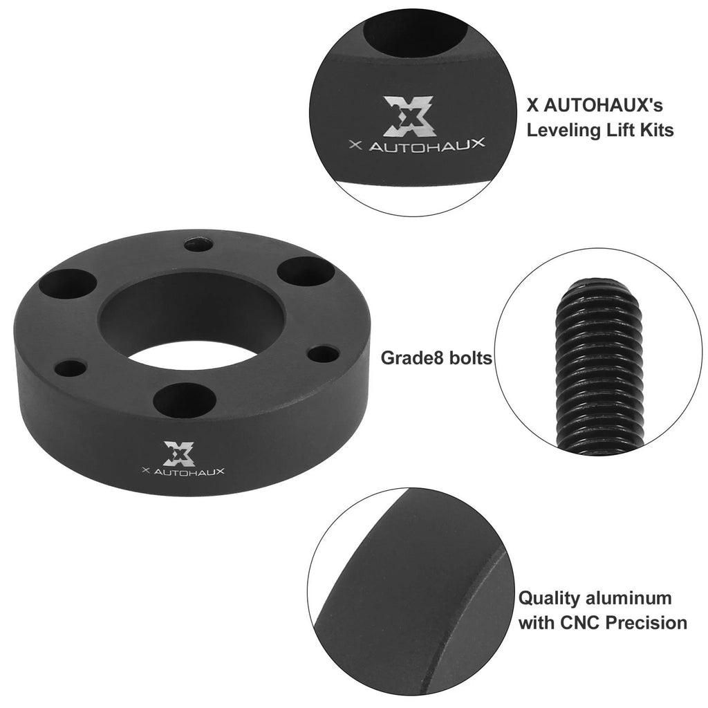 2.5 Inch Front Leveling Lift Spacers Kit for Silverado Sierra 1500 (2007–2017)