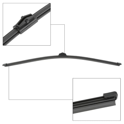 Set of 2 Rear Windshield Wiper Blade Arms for Audi A4 Avant (2010–2016)