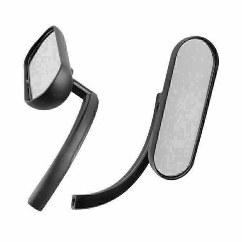 Pair of 8mm/10mm Motorcycle Handlebar Side Rearview Mirrors for Chopper Cruiser