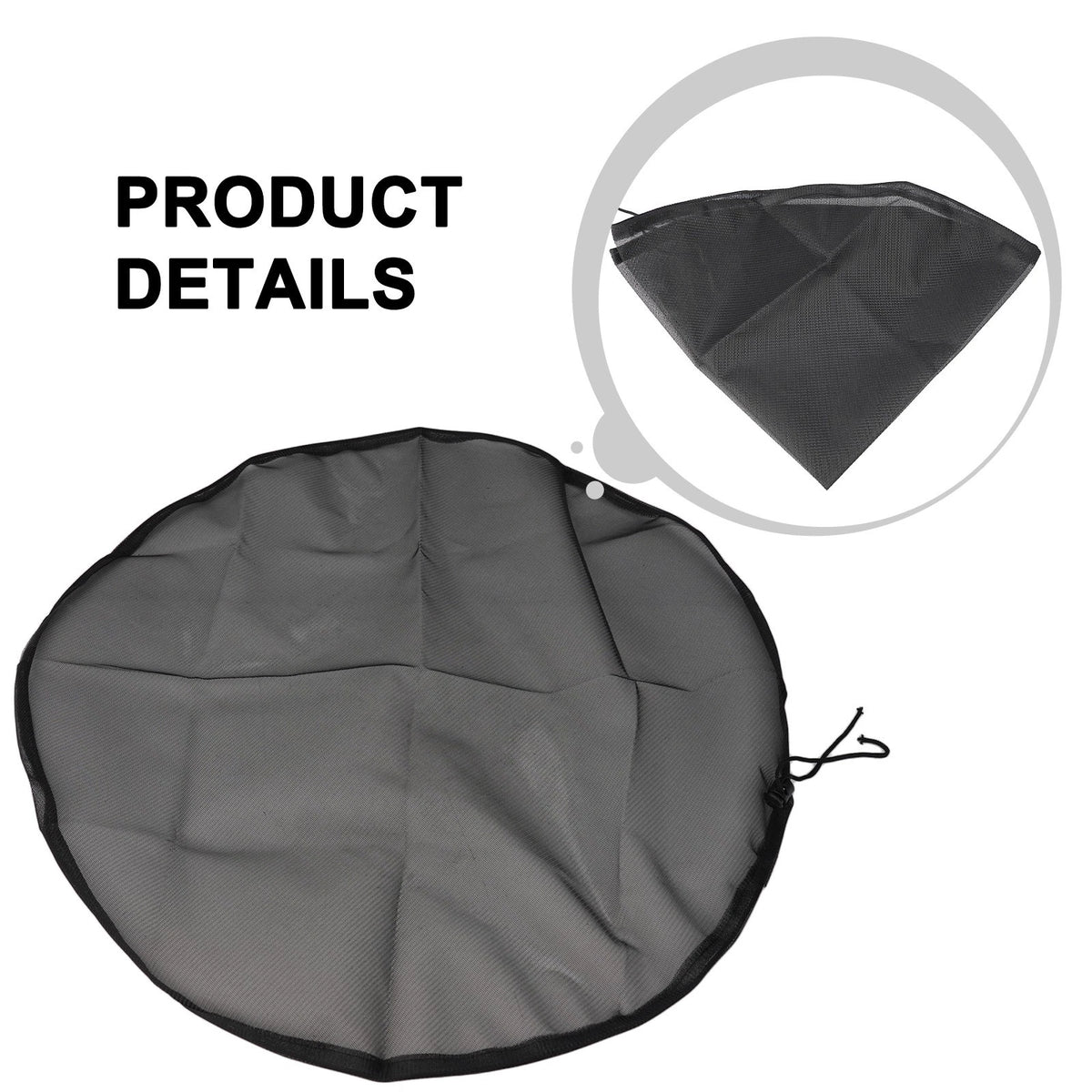 Rain Bucket Net with Cord for Water Bucket Cover Protection