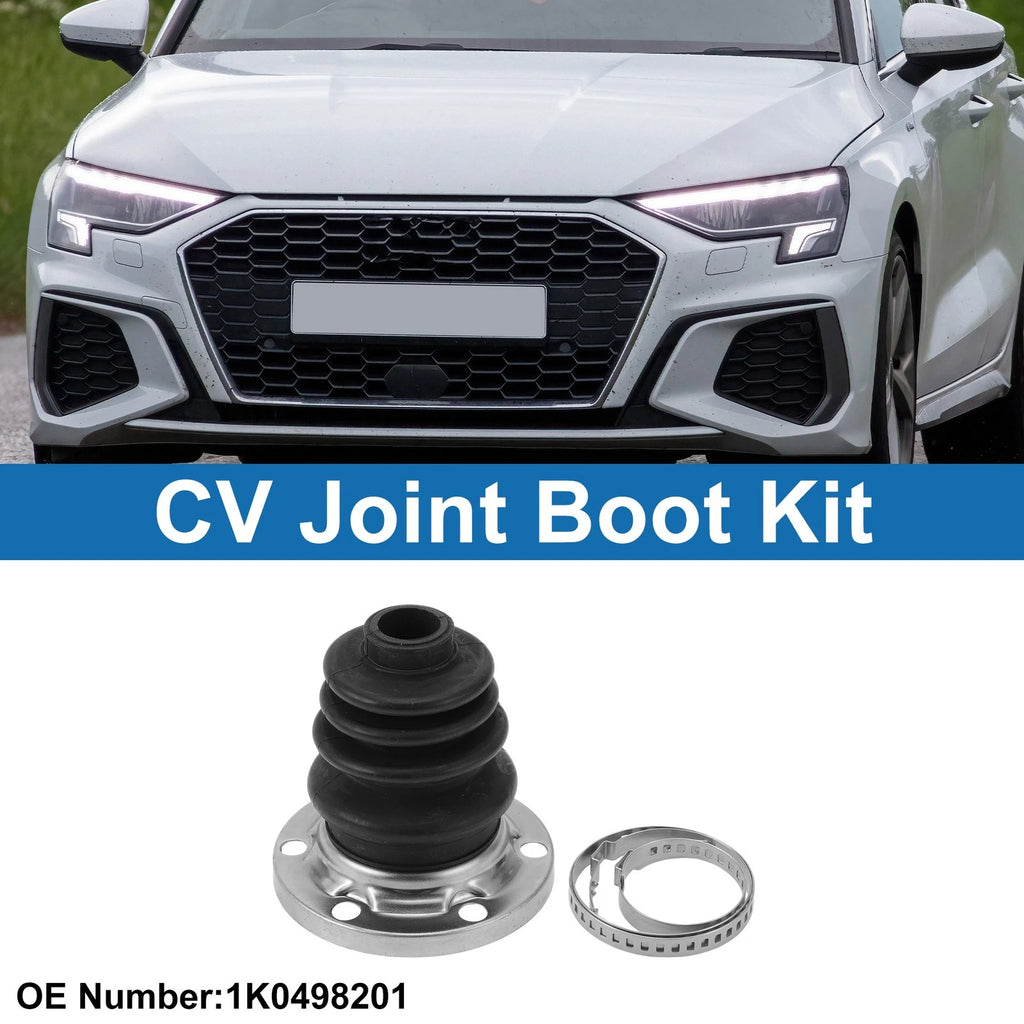 Inner CV Joint Boot Kit w/ Clamps for Audi A3 (2006–2013), A4 (2000)