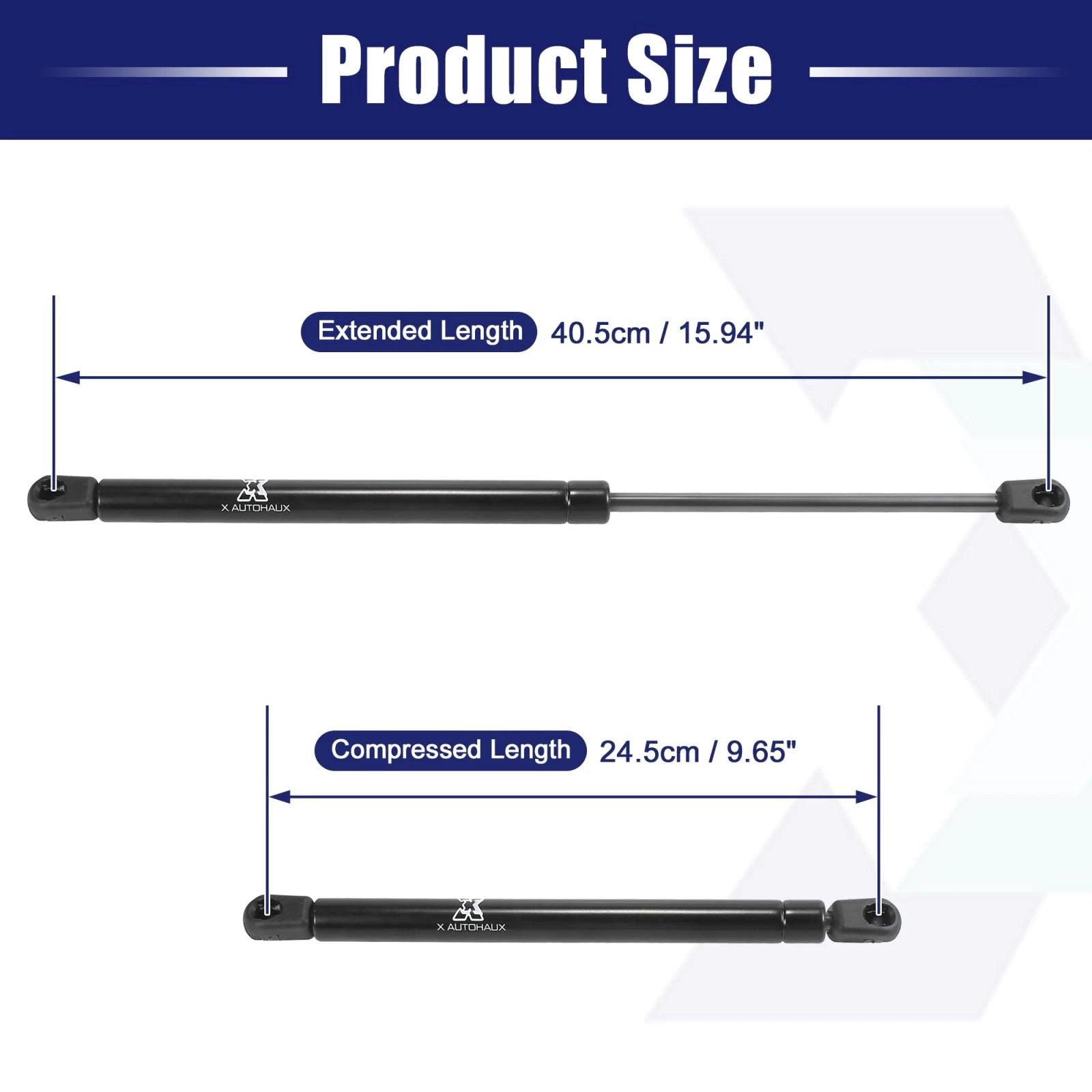 Rear Glass Window Lift Supports Struts 2pcs for Ford Excursion (2000–2005)