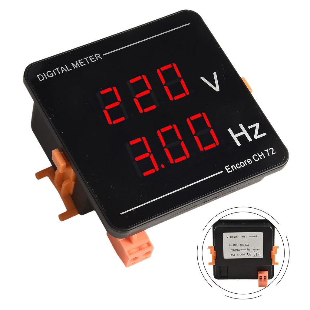 Electricity Measurement Device for Voltage and Frequency Readings