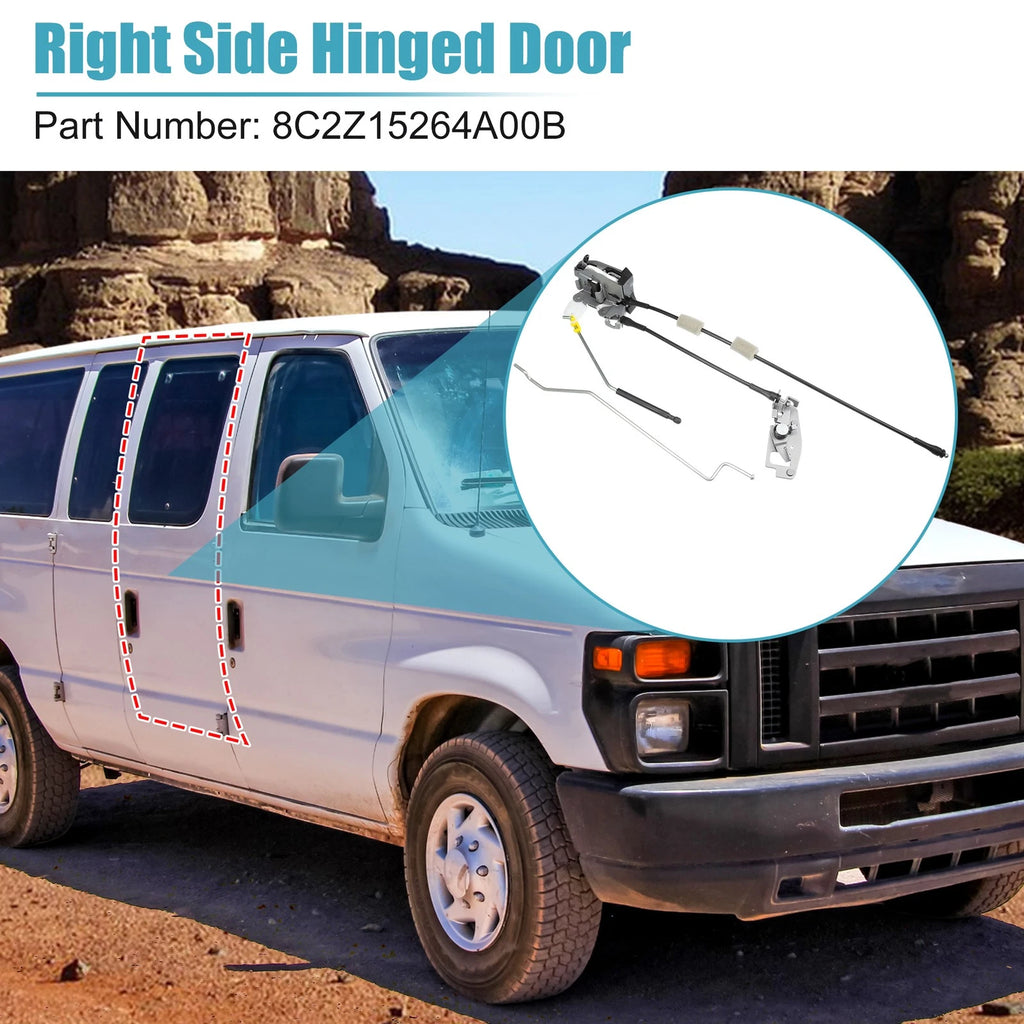 Set of 2 Door Latch Assembly for Ford E150 (2004–2014)