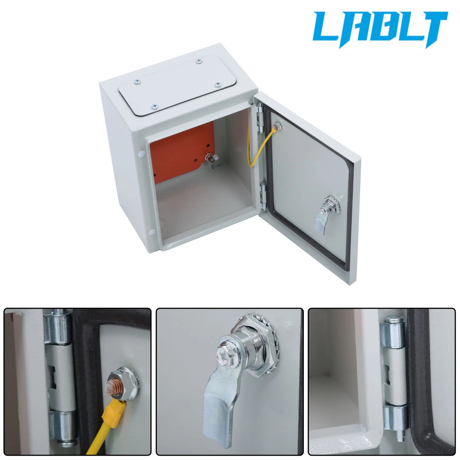 Electrical Box for (IP65, 10x8x6 Inch, Carbon Steel)