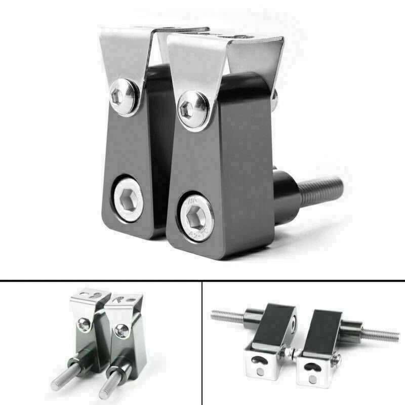 2X Lower Fork Mount Spotlight Holder Bracket for XMAX 125/250/300 (2017–2023)