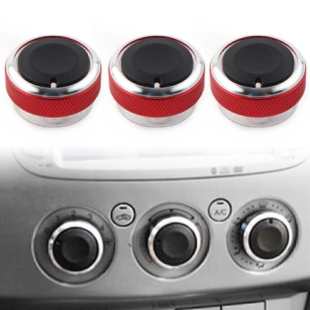 3Pc Air Conditioner Switch Knob Button for Ford Focus MK2 MK3 Mondeo C/S-max