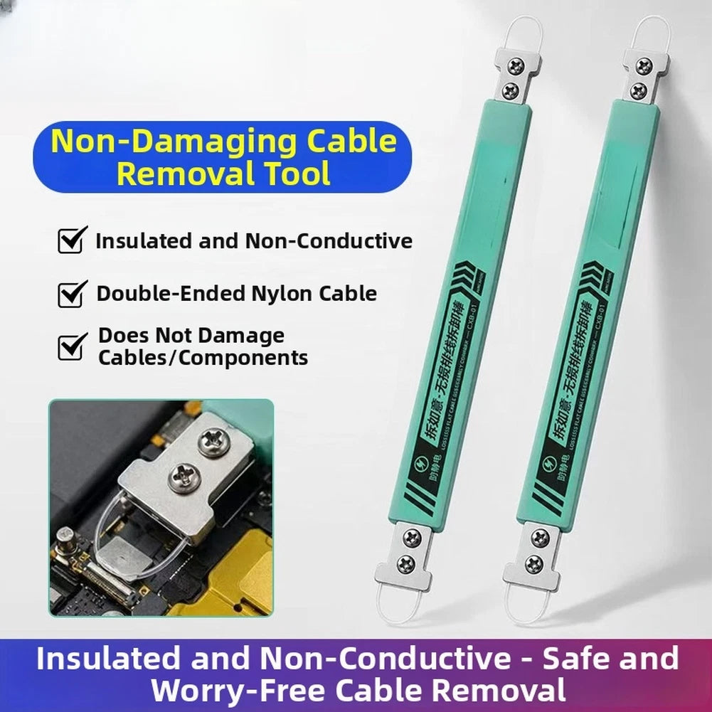 Static-Safe Disassembly Tool with Replaceable Nylon Augers for Tech Repair