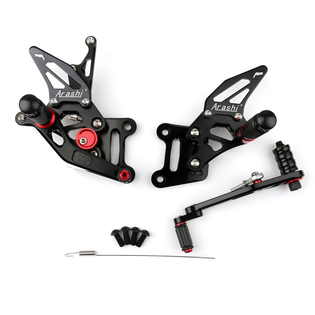 CNC Aluminum Rearsets Footpegs for Suzuki GSX-R 1000 (2017–2023)