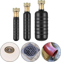 3X Rubber Drain Bladders for 1 to 6 Inch Pipes