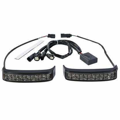 Saddlebag LED Insert Support & Brake Turn Light for Harley Touring (2014–2024)