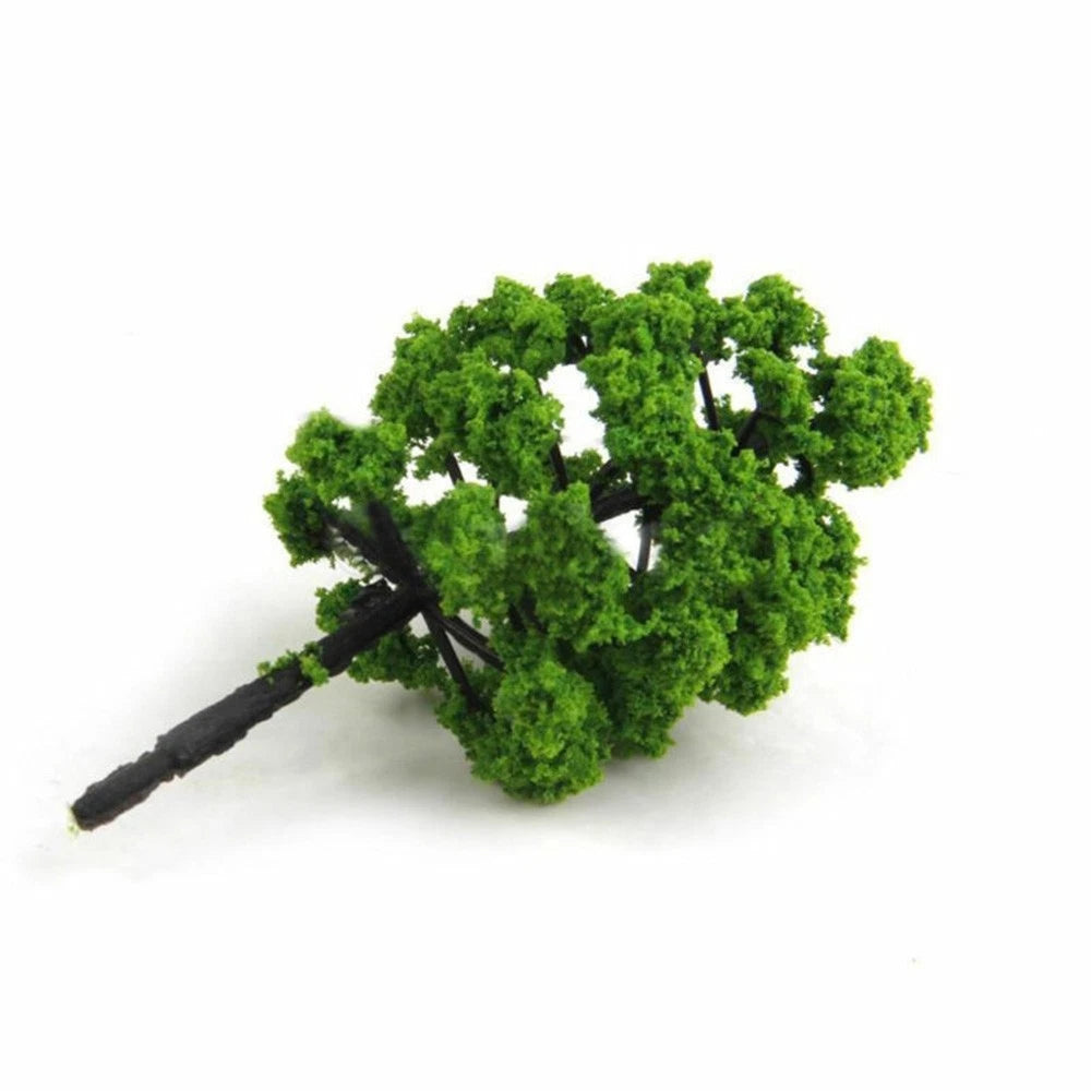 Set of 20 Mixed Model Trees for Train Railroad Diorama Landscape