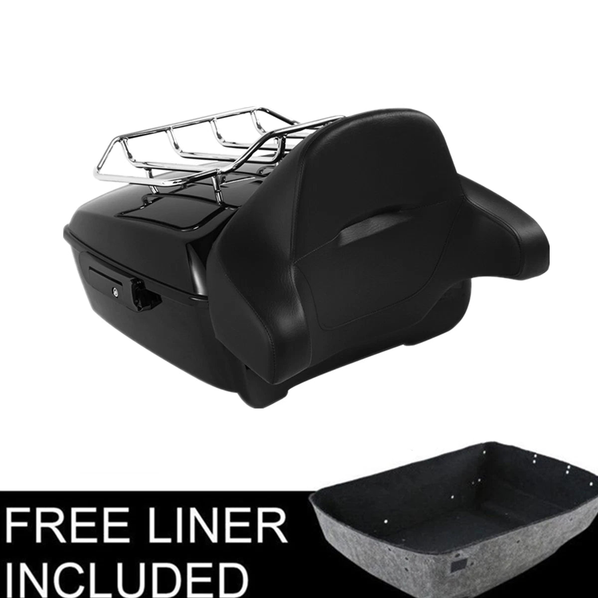 Trunk Backrest Pad for Harley Touring Electra Glide (2014–Present)