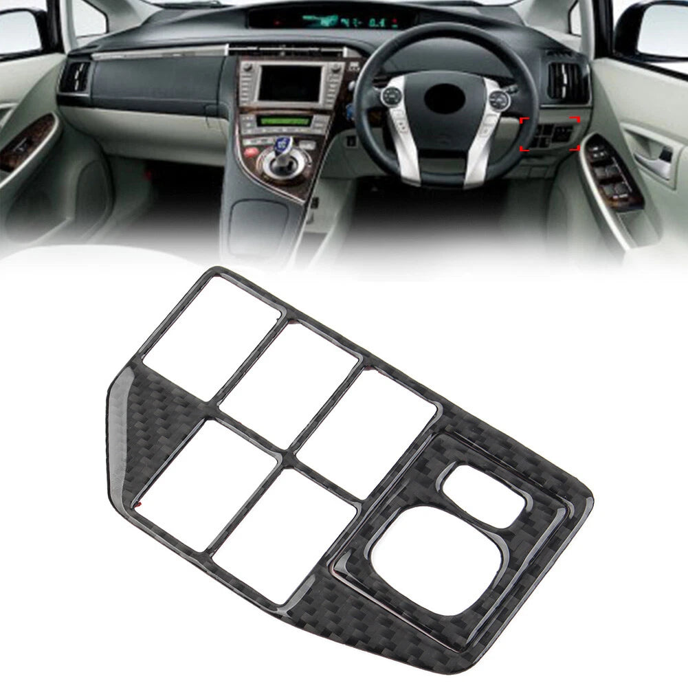 RHD Headlight Lamp Switch Button Trim Frame for Toyota Prius (2012–2015)