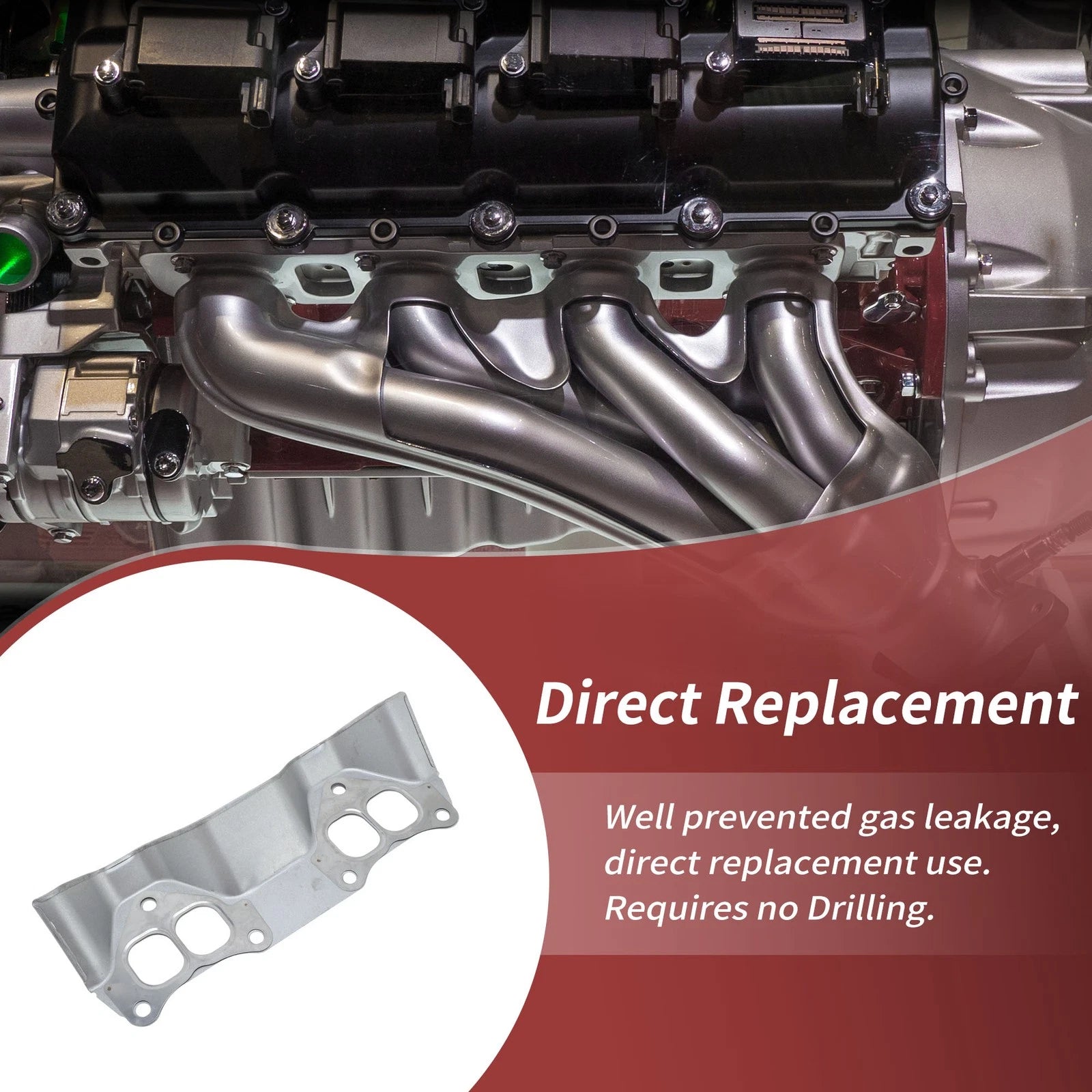 Exhaust Manifold Header Gasket Replacement for Mitsubishi Colt (1988–2000)