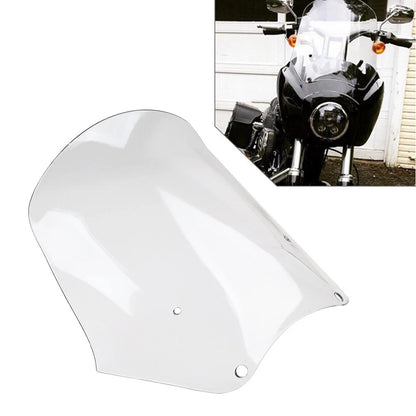 Clear 15" Windshield for Harley Dyna Low Rider Fat Street Bob (2006–2017)