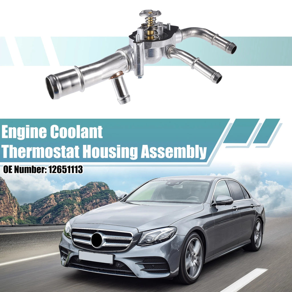 Engine Coolant Thermostat Housing Assembly Replacement for Chevrolet Equinox (2010–2016)