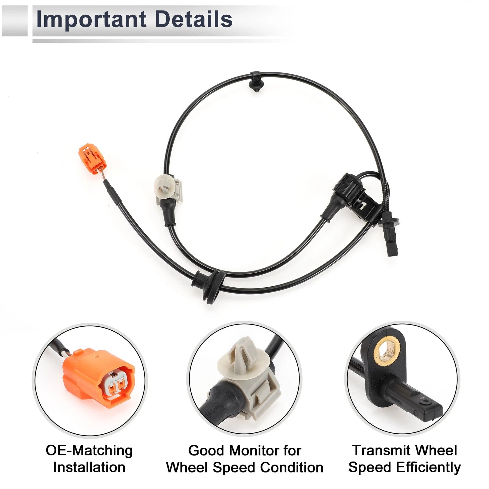 ABS Wheel Speed Sensor No. 57450SJCA01 for Honda Ridgeline (2006–2014)