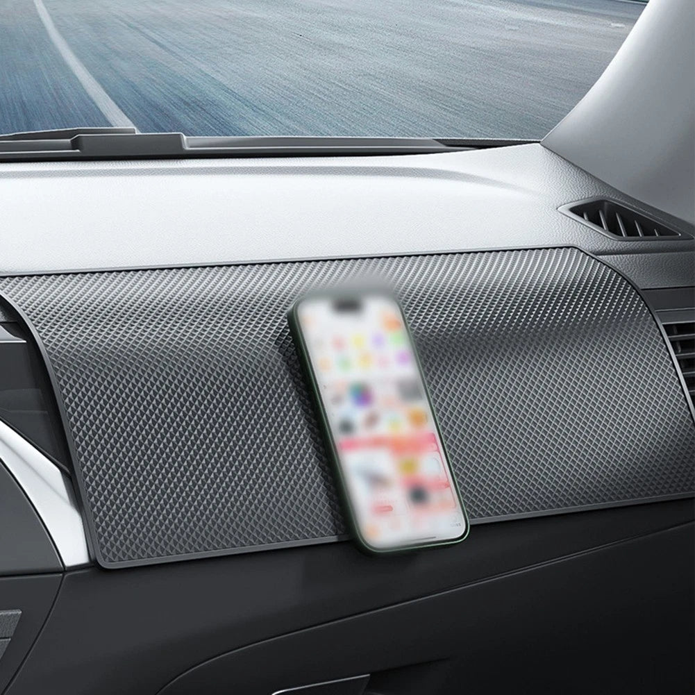 Silicone Non-Slip Dashboard Storage Pad Mat for Car (180x130mm)