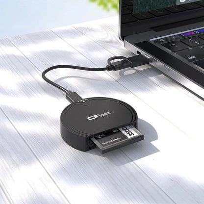 P&P CFast 2.0/SD Memory Card Adapter for USB3.2 Gen2 (10Gbps)