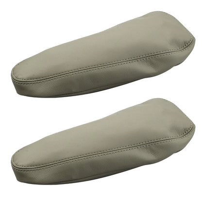 2Pcs Leather Seat Armrest Cover for Lexus GX470 (2003–2009) Ivory Beige