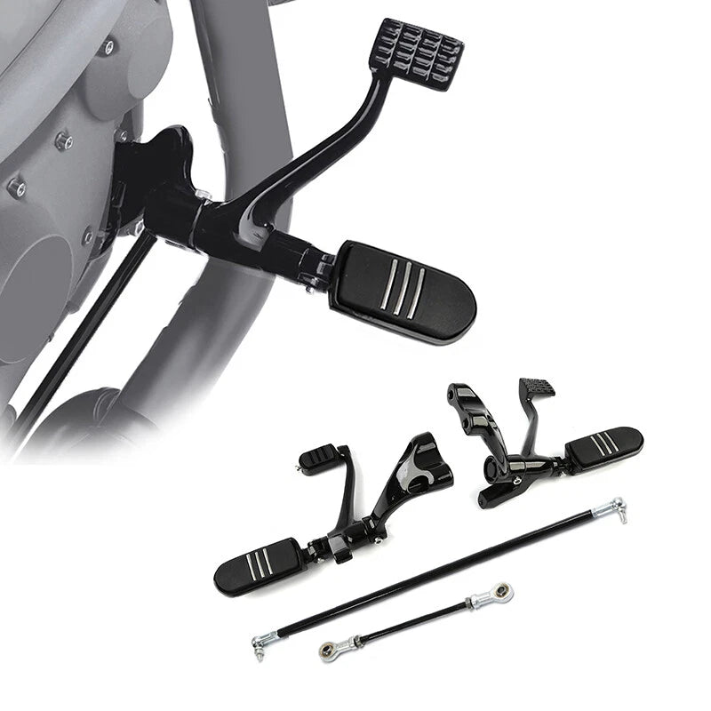 Control Forward Pegs Linkage Lever Kit for Harley Sportster XL1200 883 (2004–2013)