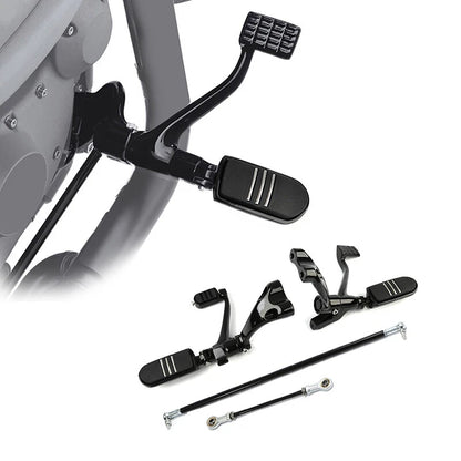 Control Forward Pegs Linkage Lever Kit for Harley Sportster XL1200 883 (2004–2013)